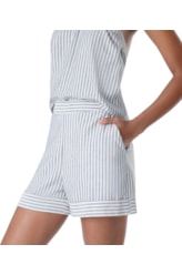 Short Visco Stripes Azul Jeans