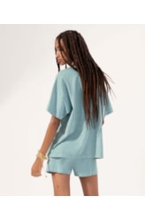 Short Washed Salinas Club Azul Seco