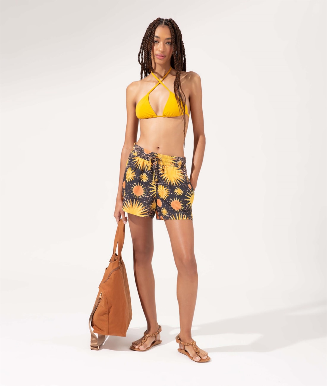 Shorts Amarração Verano Preto