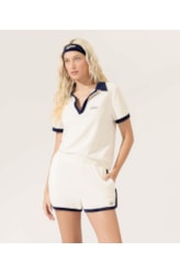 Shorts Atoalhado Bicolor Off White