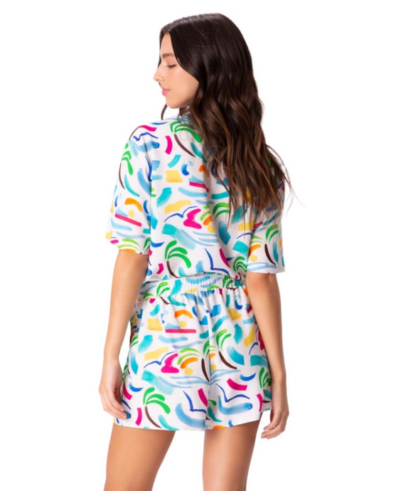 Shorts Beira do Mar Branco