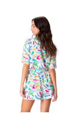 Shorts Beira do Mar Branco