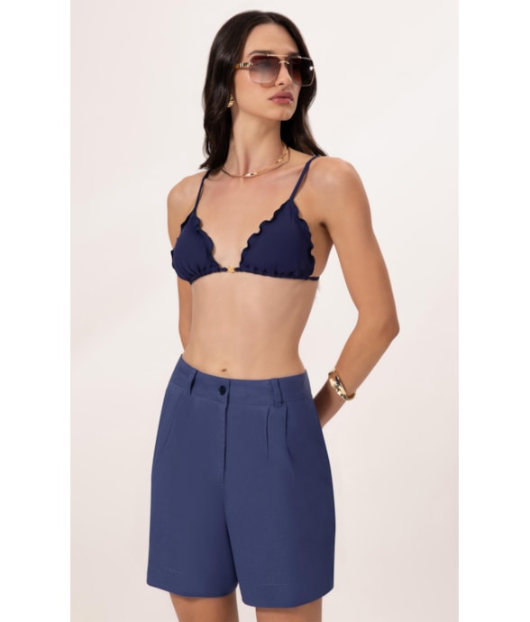 Shorts Cambraia Lb Azul Pervante