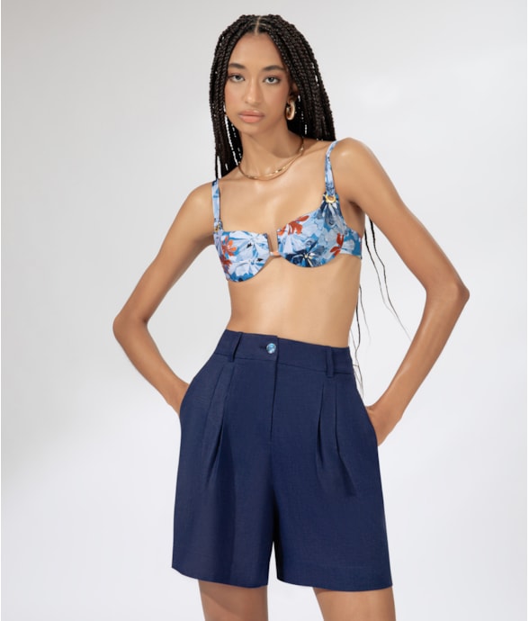 Shorts Cambraia Lb Dark Navy