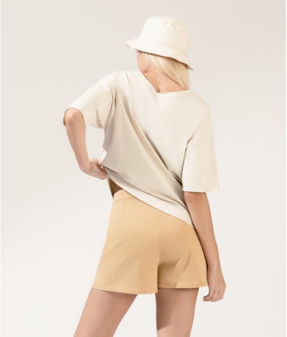 Shorts Color Twill Shorts Tenis Areia