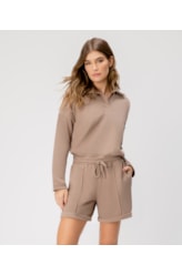 Shorts Cotton Twill Tabaco