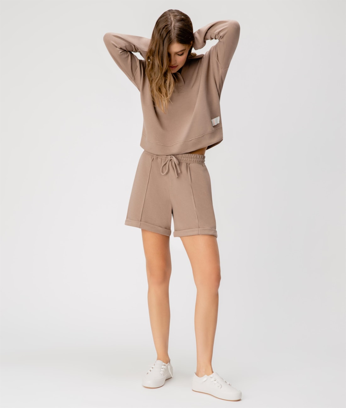 Shorts Cotton Twill Tabaco