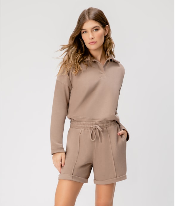 Shorts Cotton Twill Tabaco