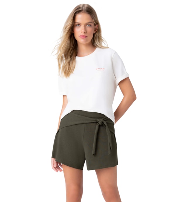 Shorts Heavy Sotton Amarração Verde Militar