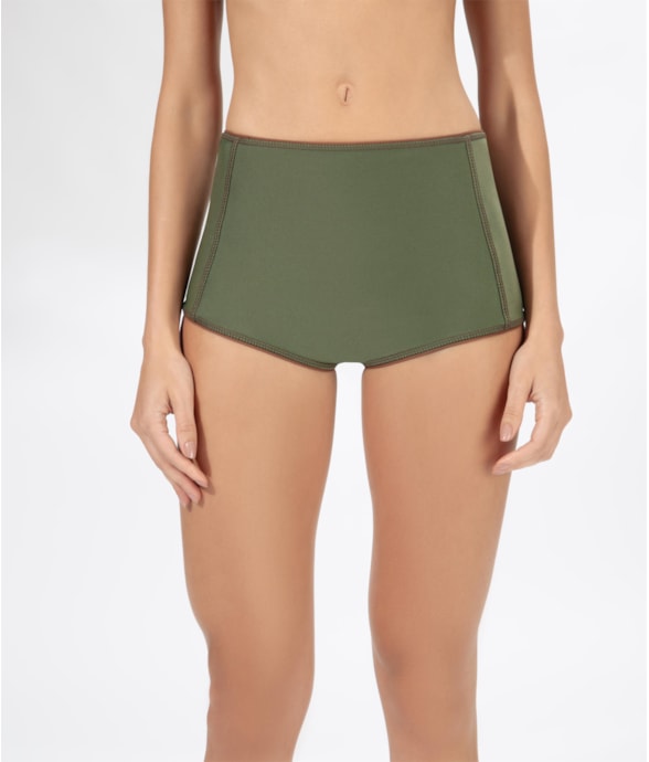 Shorts Hot Pants Venice Beach Verde Militar