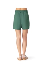 Shorts Linho Blend Verde Escuro
