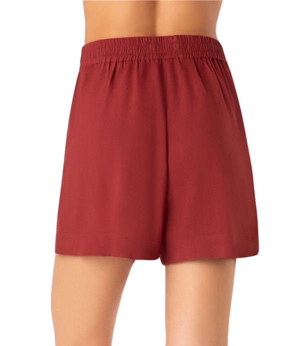 Shorts Linho Blend Vinho