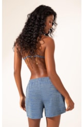 Shorts Liso Texture Marinho
