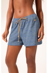 Shorts Liso Texture Marinho