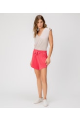Shorts Malhão Stone Vermelho