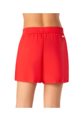 Shorts Resort Holiday Visco Piquet Vermelho