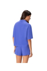 Shorts Resort Holiday Visco Texture Azul Bic