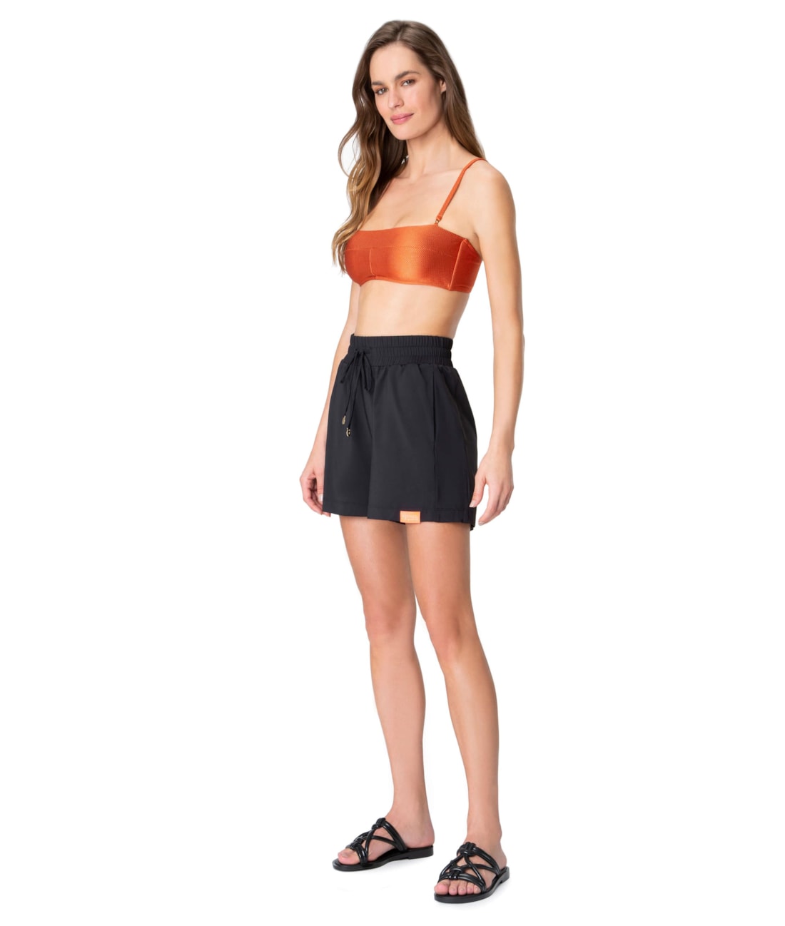 Shorts Resort Jersey Preto