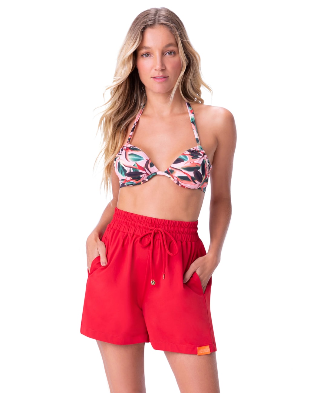 Shorts Resort Jersey Vermelho