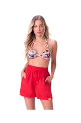 Shorts Resort Jersey Vermelho