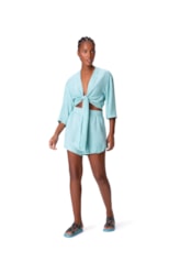 Shorts Resort Stone Turquesa