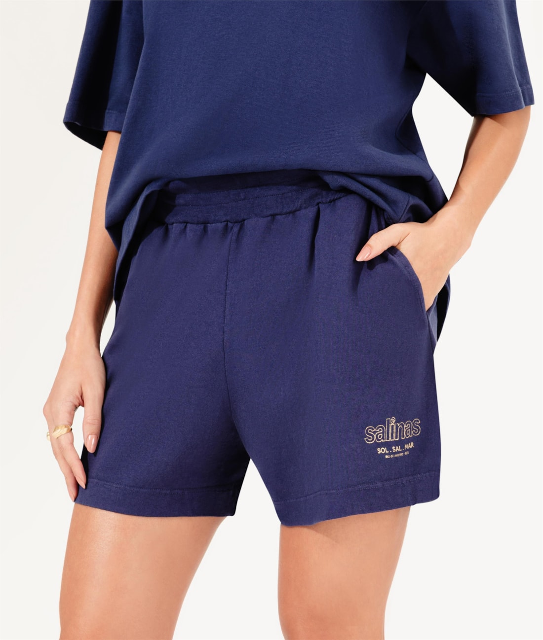 Shorts Sol Sal e Mar Marinho