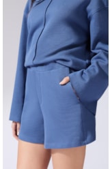 Shorts Tricot Comfy Purple Blue