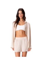 Shorts Visco Crepe Natural