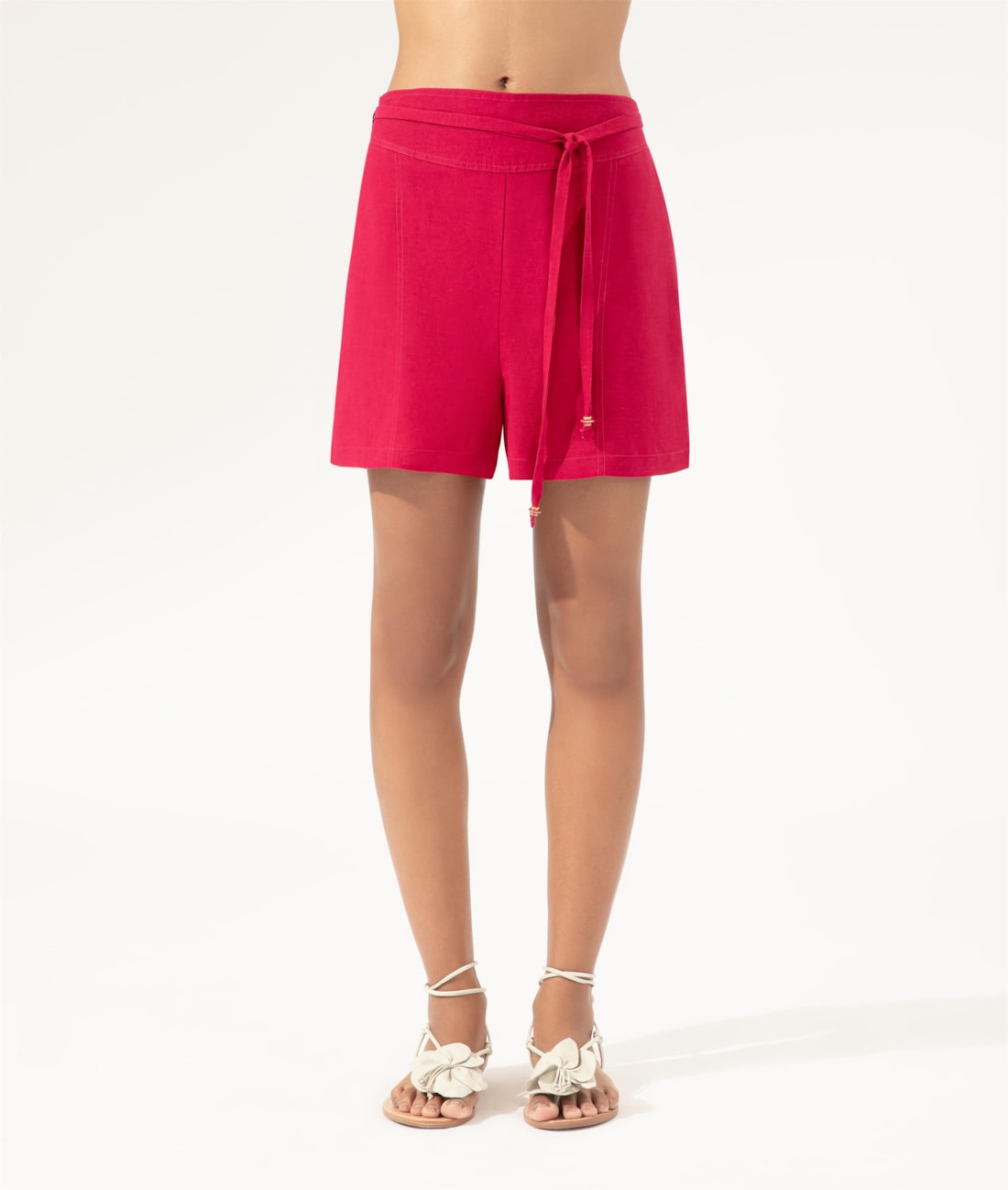 Shorts Visco Linho Pink