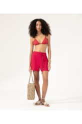 Shorts Visco Linho Pink
