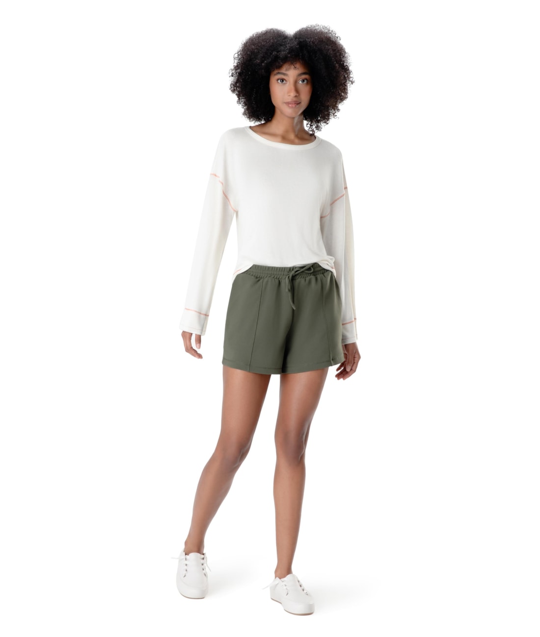 Shorts Visco Stretch Musgo