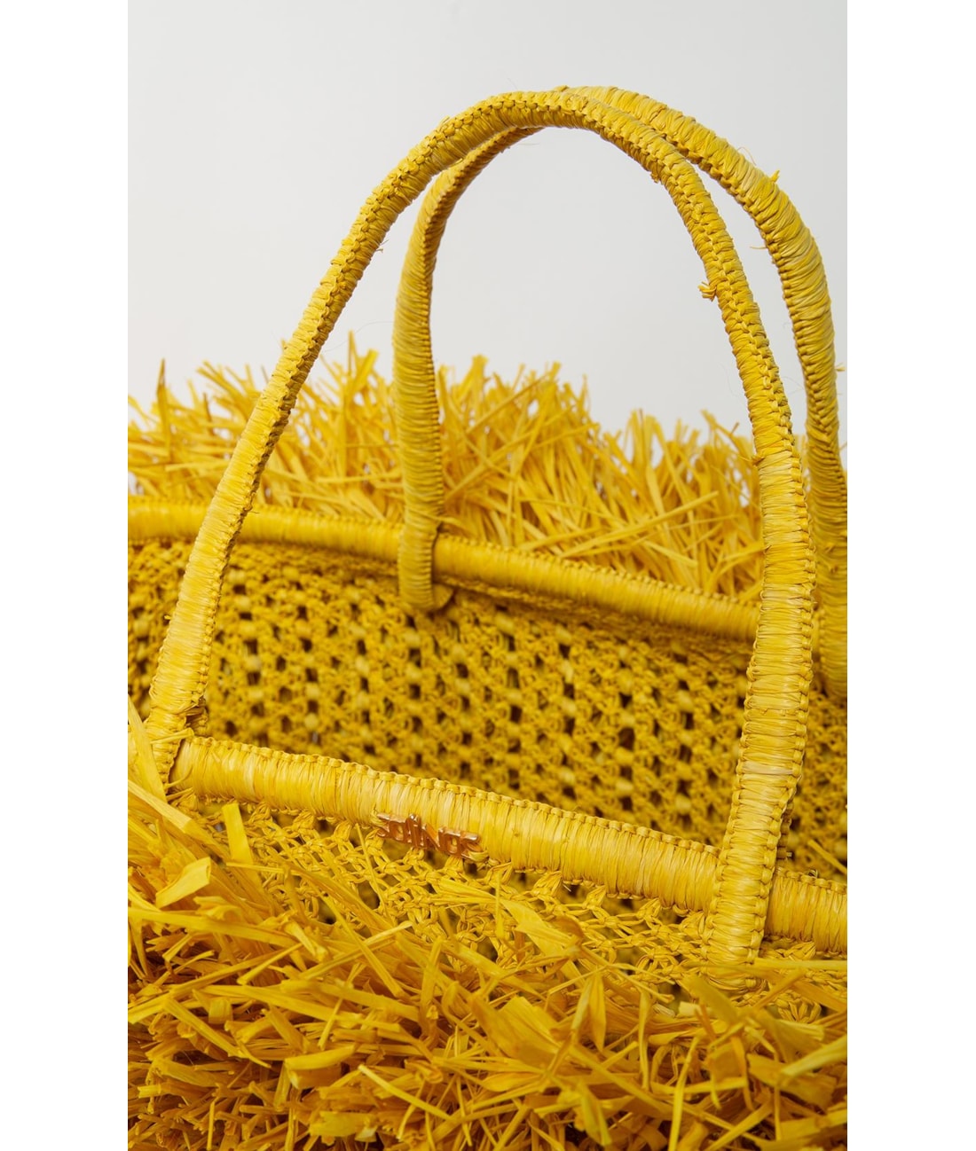 Straw Basket Akra Salinas Amarelo