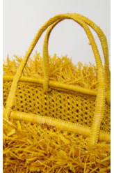 Straw Basket Akra Salinas Amarelo