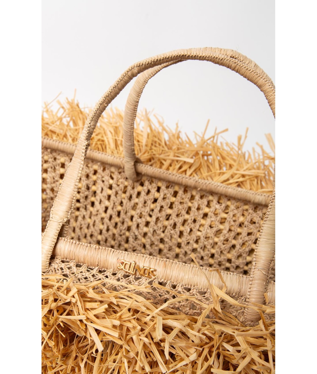 Straw Basket Akra Salinas Camel