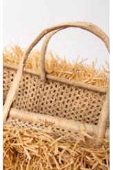 Straw Basket Akra Salinas Camel