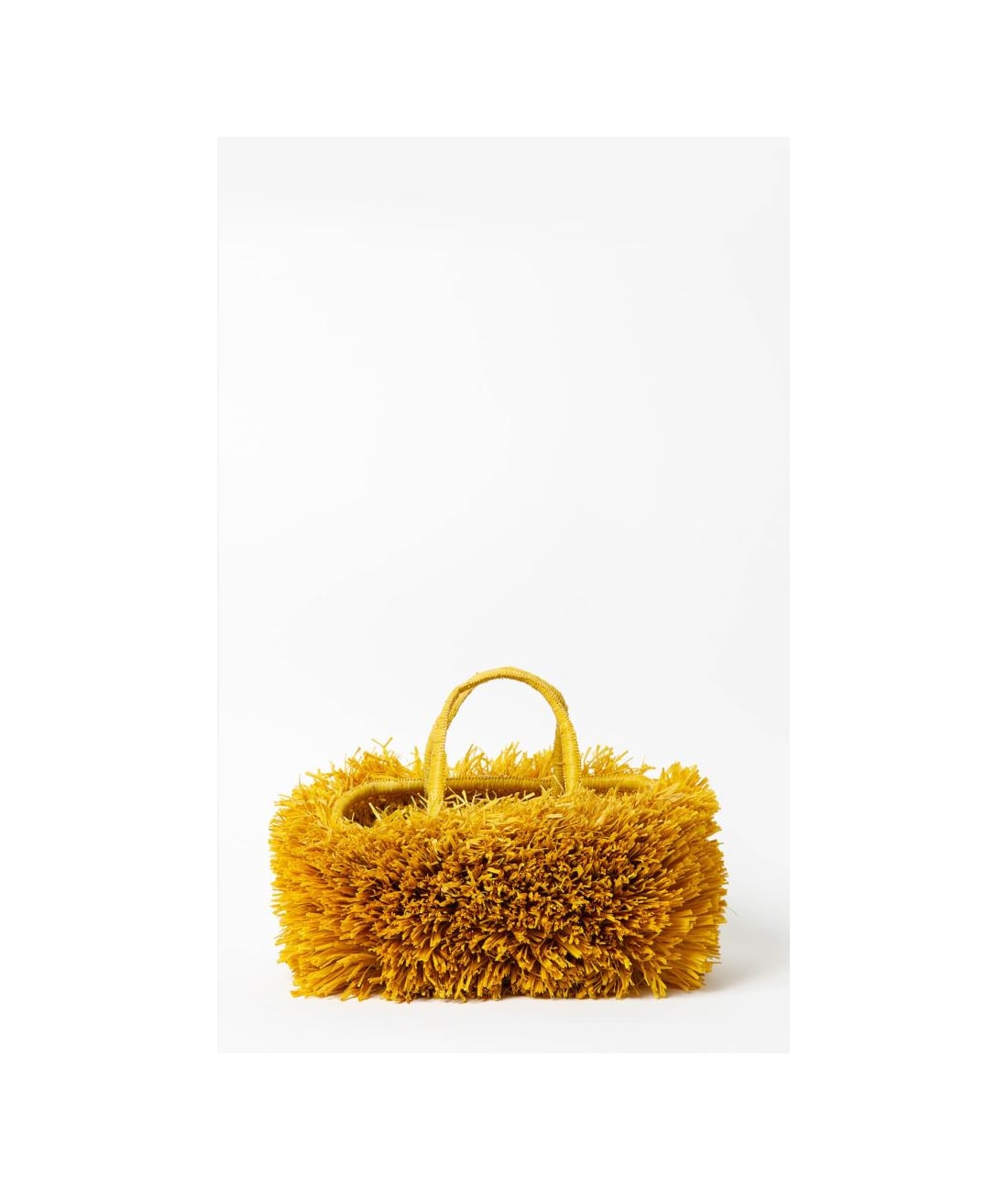 Straw Mini Basket Akra Salinas Amarelo