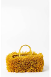 Straw Mini Basket Akra Salinas Amarelo