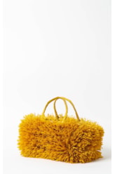 Straw Mini Basket Akra Salinas Amarelo