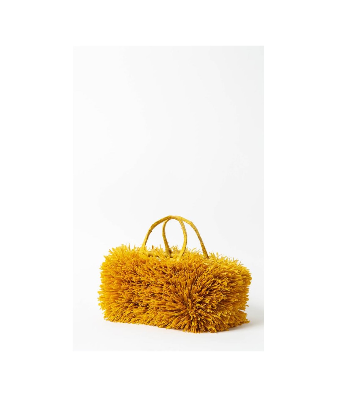 Straw Mini Basket Akra Salinas Amarelo