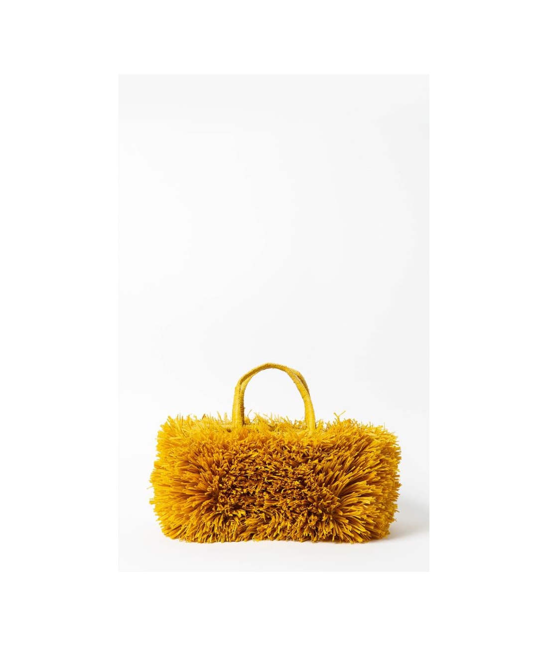 Straw Mini Basket Akra Salinas Amarelo