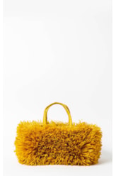 Straw Mini Basket Akra Salinas Amarelo