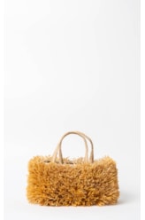 Straw Mini Basket Akra Salinas Camel