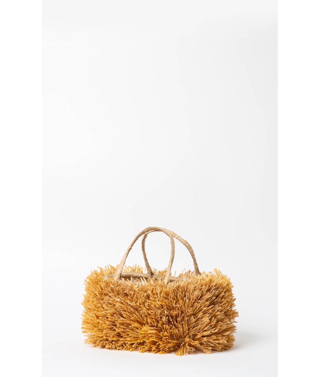 Straw Mini Basket Akra Salinas Camel