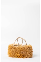 Straw Mini Basket Akra Salinas Camel