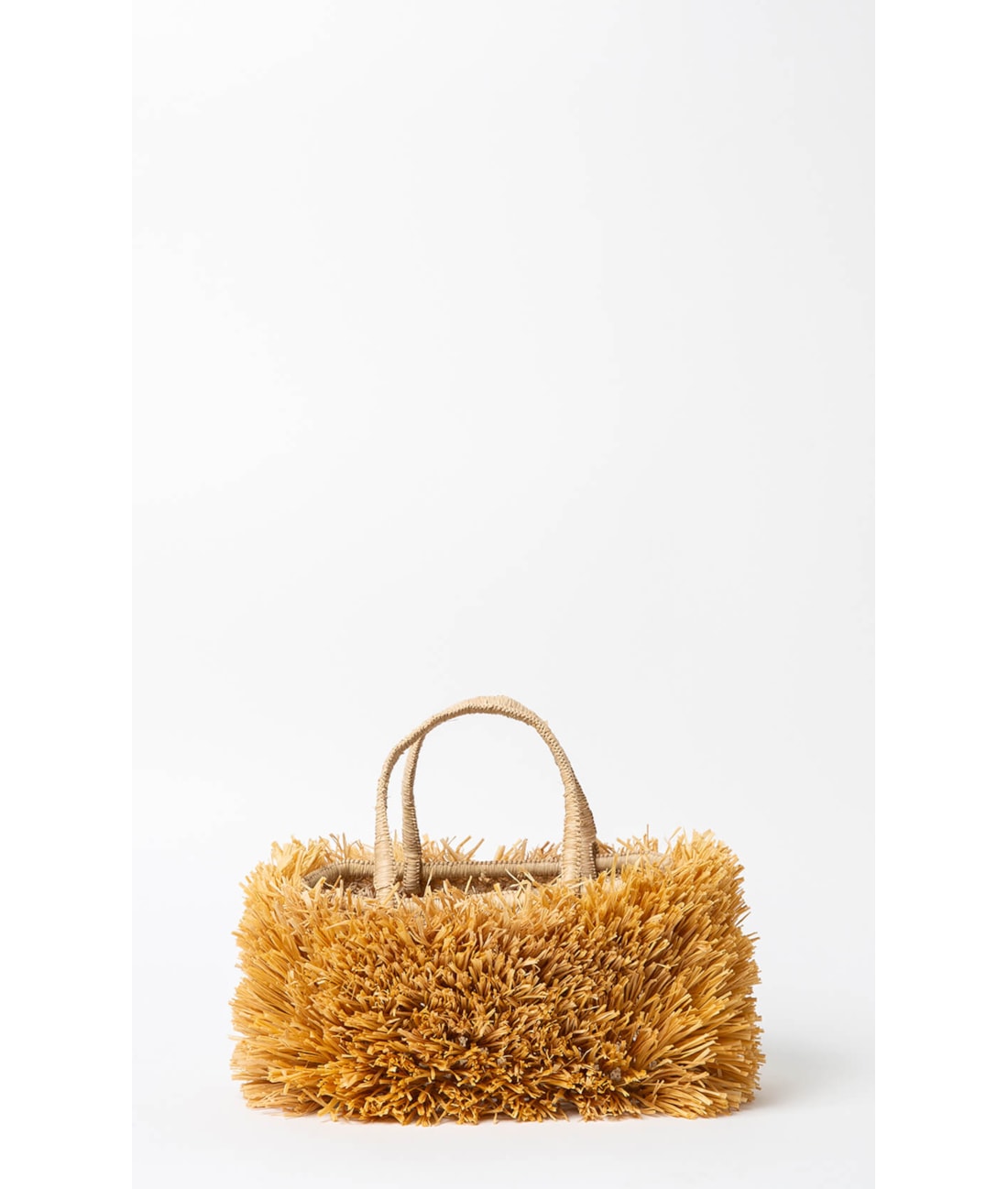 Straw Mini Basket Akra Salinas Camel