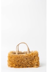 Straw Mini Basket Akra Salinas Camel