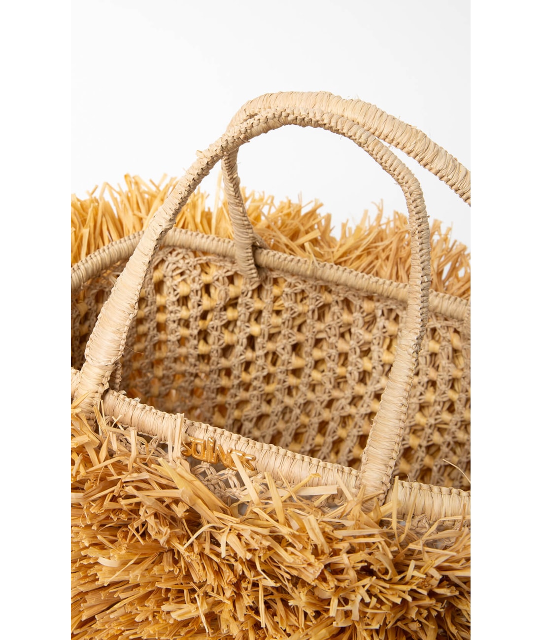 Straw Mini Basket Akra Salinas Camel