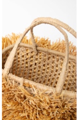 Straw Mini Basket Akra Salinas Camel