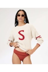 Sueter Tricot College Off White