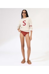 Sueter Tricot College Off White